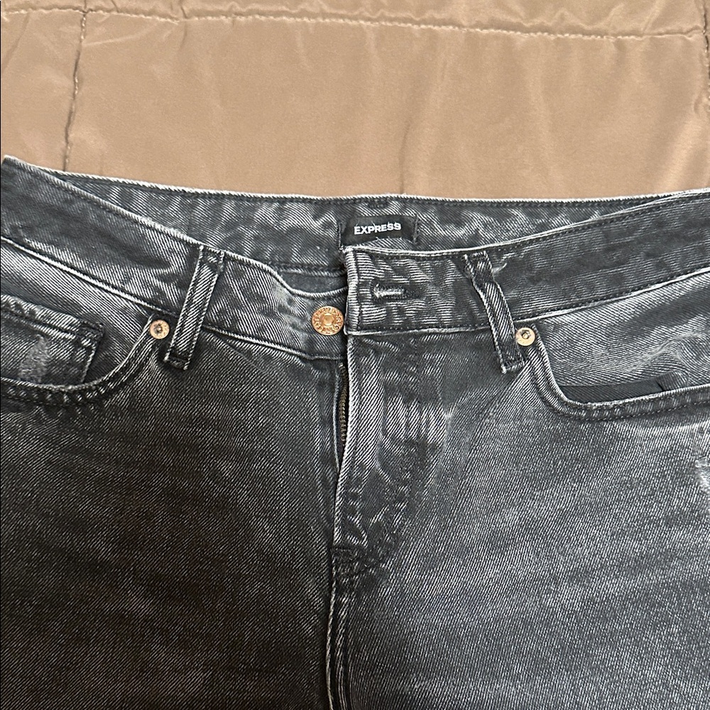 Express Charcoal Denim Pants